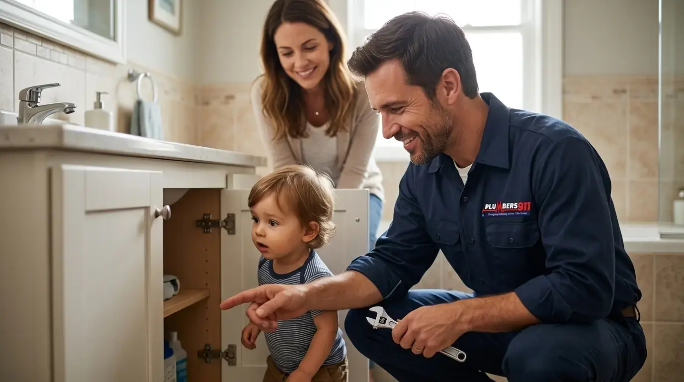 Licensed plumber at work in Hoffman Estates, IL